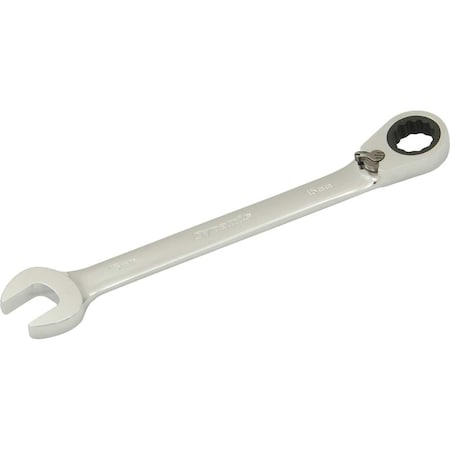 Dynamic Tools 15mm Reversible Combination Ratcheting Wrench D076115
